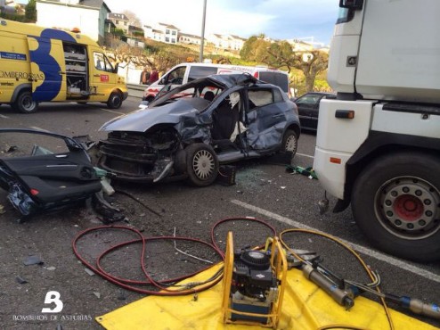 Estado en el que qued el vehculo tras el accidente