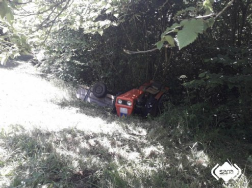 El lugar del accidente