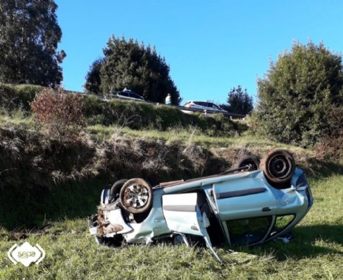 El lugar del accidente