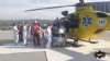 El herido a su llegada al HUCA