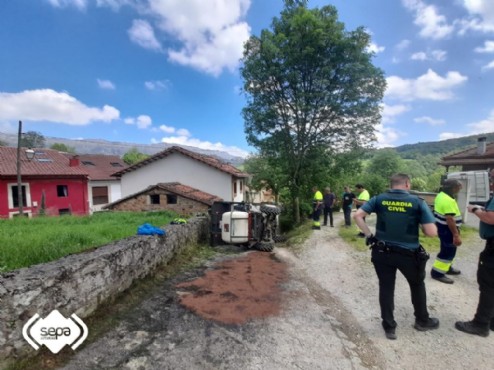 El lugar del accidente