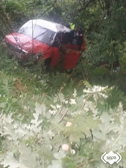 El lugar del accidente
