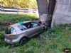 Turismo accidentado en la N-630 en Lena.