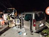 Bomberos de Llanes en el lugar del accidente en la AS-115.