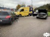 Bomberos del SEPA en el lugar del accidente en Langreo.