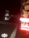 Bomberos del SEPA en la A-8 en Villaviciosa.