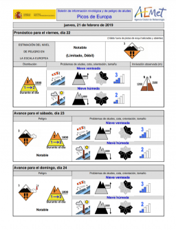 BOLETN NIVOLGICO DE AEMET