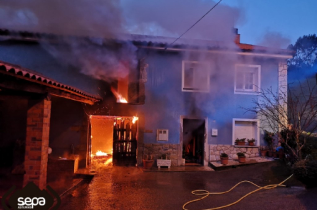 Incendio en Vendn, Llanera.