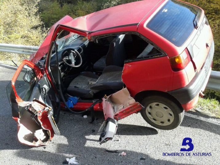 Estado en el que qued uno de los vehculos implicados en el accidente de trfico