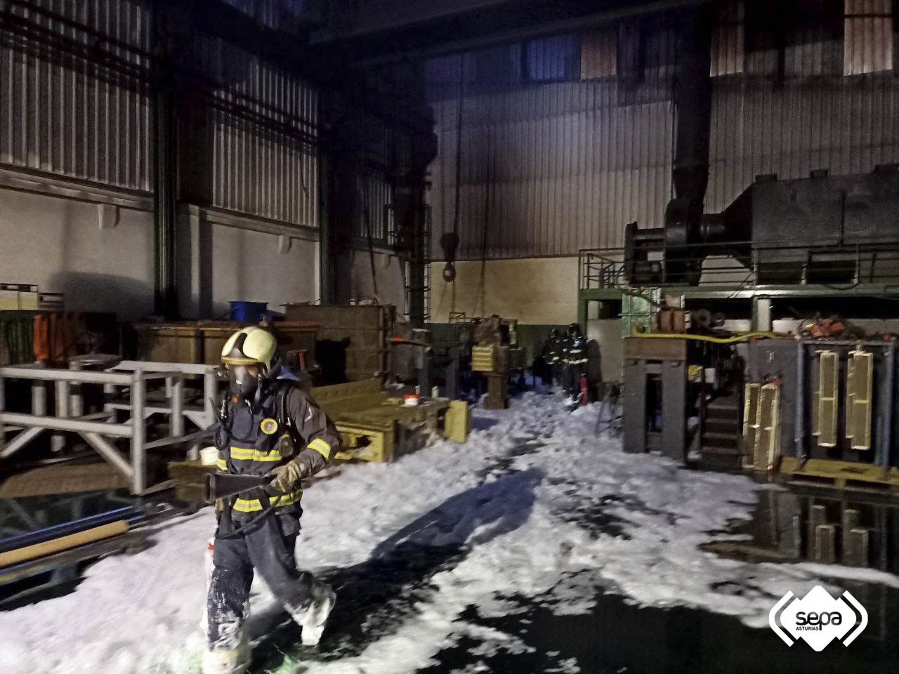 El lugar del incidente