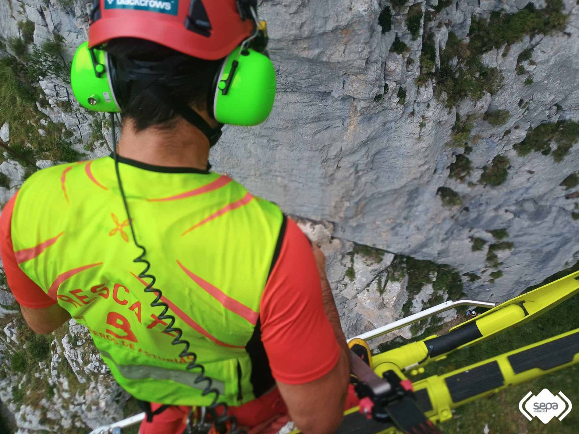 Rescate de montaa en Teverga.