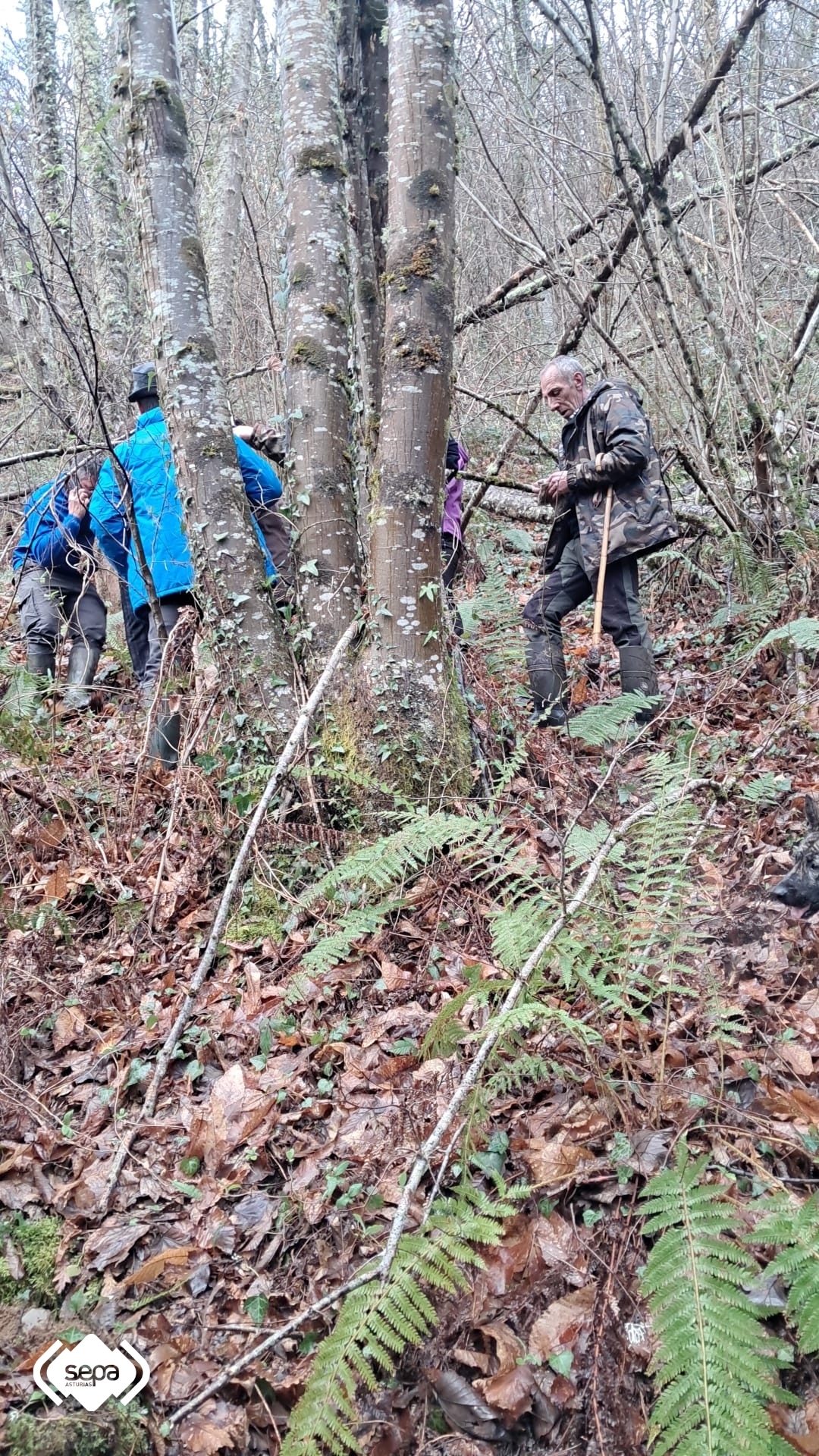 La Unidad Canina con la afectada