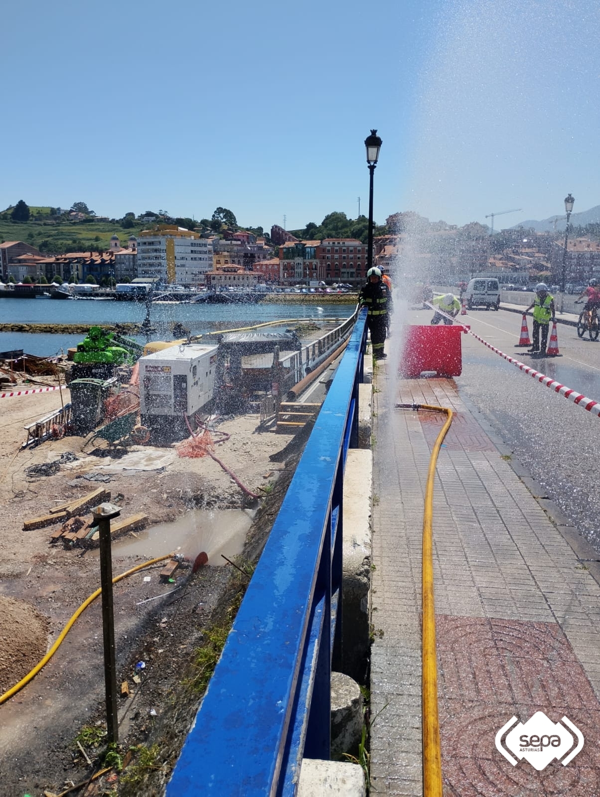 Bomberos de Llanes controlado la fuga