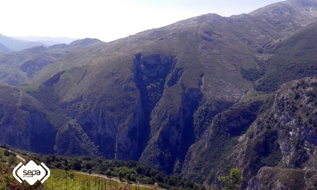 Vista general de la zona donde tuvo lugar el accidente.